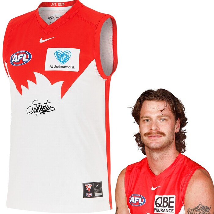 Photo of Peter Ladhams #19 Sydney Swans 2025 QBE Charity Guernsey