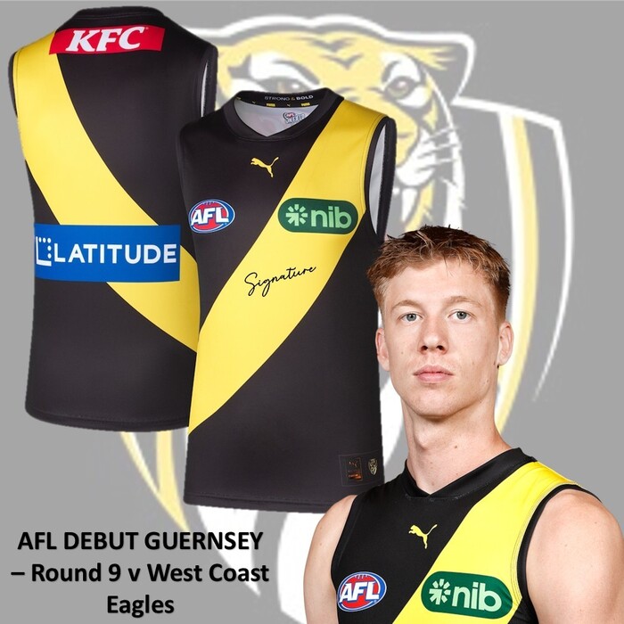 Photo of Thomas Sims #38 2025 Debut Match-Worn Guernsey