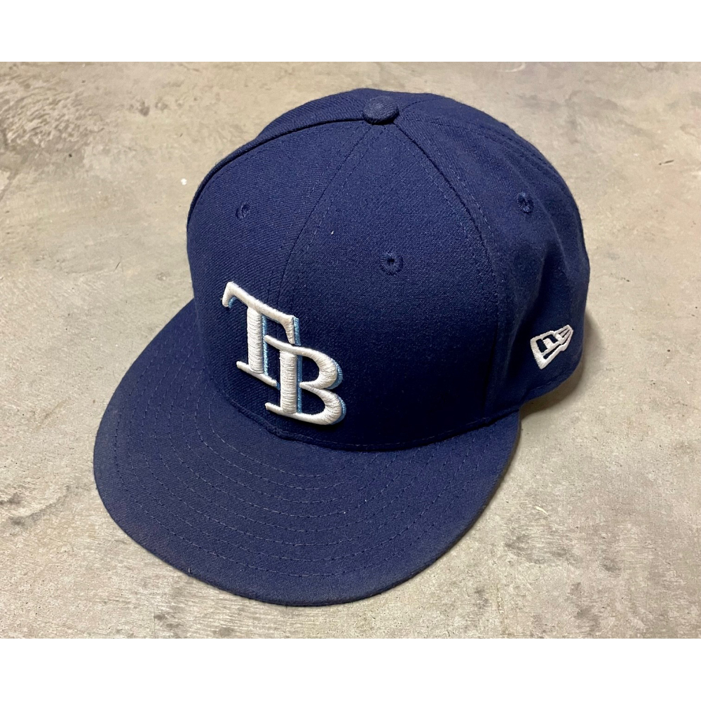 Team Issued TB Navy Cap Chad Mottola Hitting Coach Tampa Bay Rays