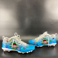 MCMC - Falcons Troy Andersen Custom Cleats 2024 Season Size 12 Benefitti...