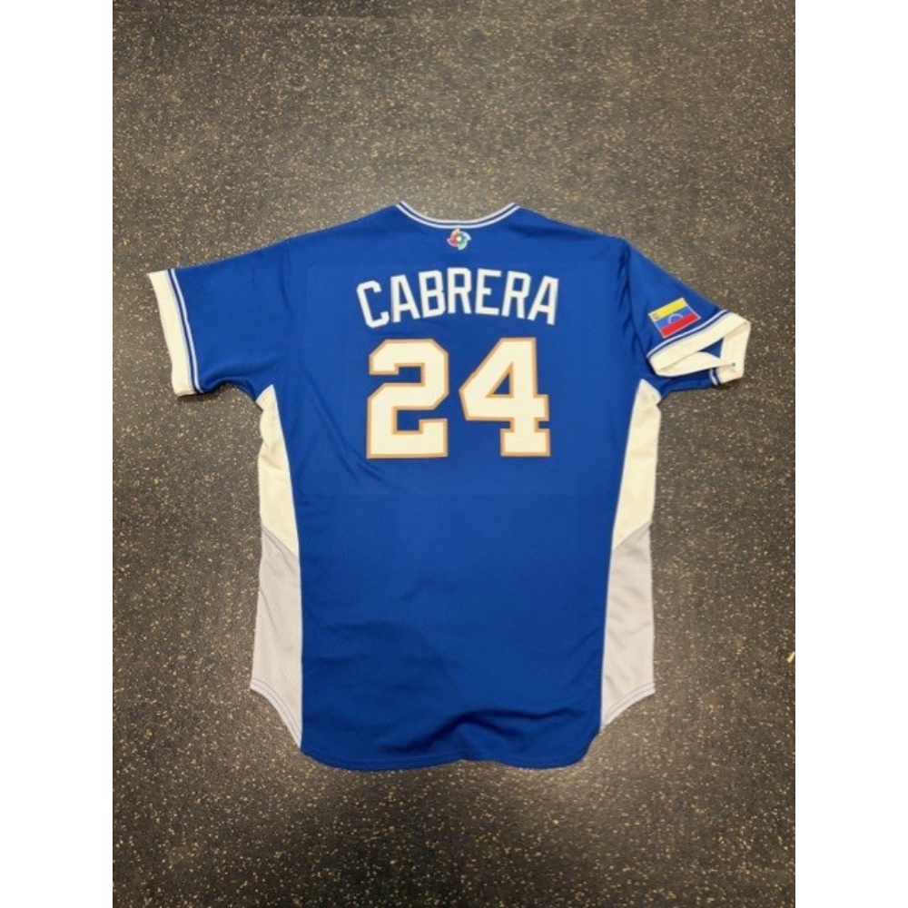希少 Votica baseball Jersey 2026 World Baseball Classic - Venezuela Game-Used Jersey - Miguel