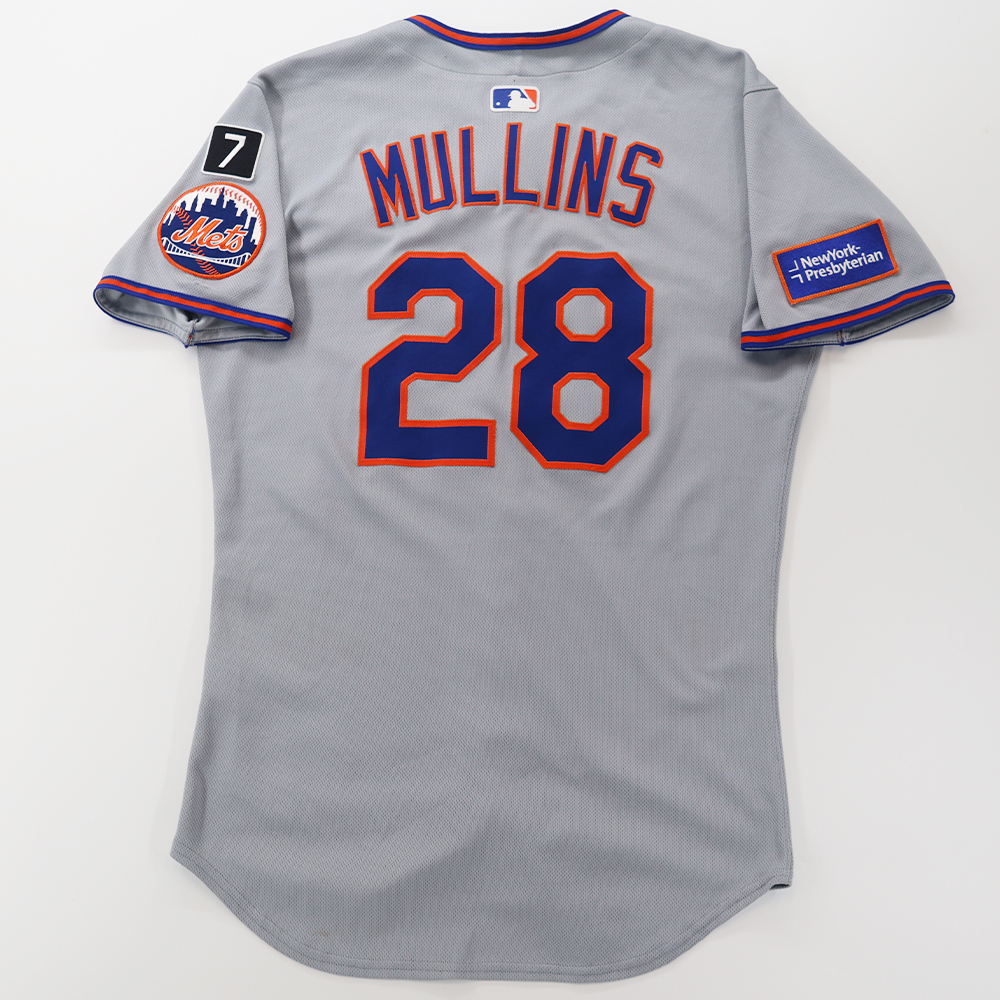 Mets ユニフォーム 古着 Cedric Mullins - Game-Used Road Grey Jersey - Authenticated to 7