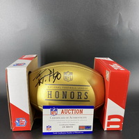 NFL Honors - Steelers TJ Watt Signed Gold NFL Honors Football
