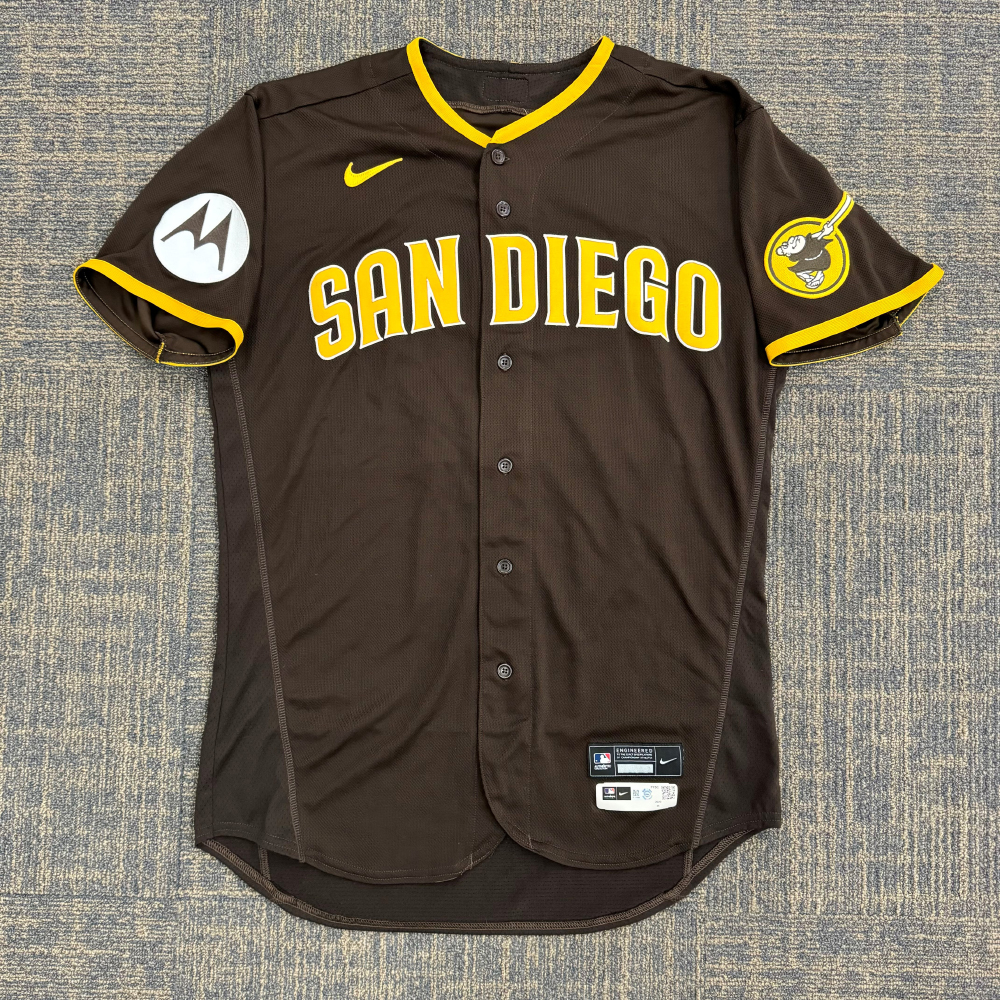 Jackson Merrill 2023 Team-Issued Road Brown Jersey; MLB