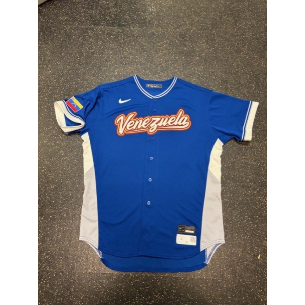 希少 Votica baseball Jersey 2026 World Baseball Classic - Venezuela Game-Used Jersey - Miguel