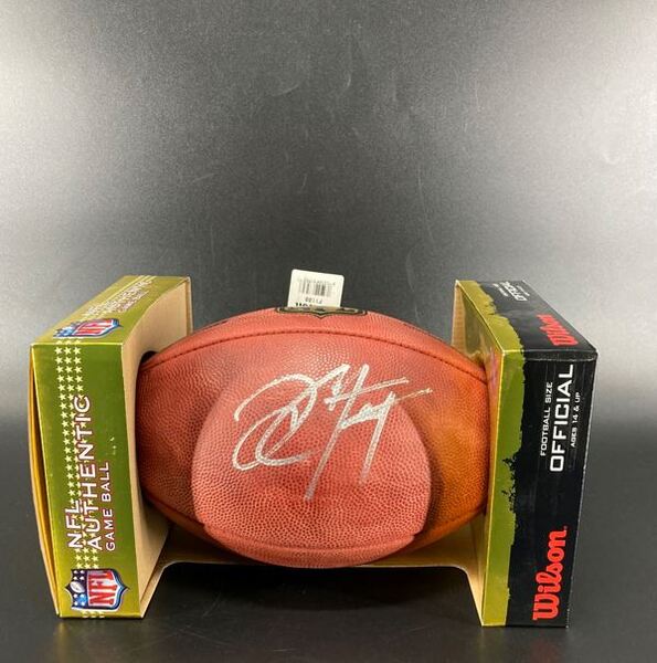 NFL - Raiders Derek Carr Signed Authentic Football