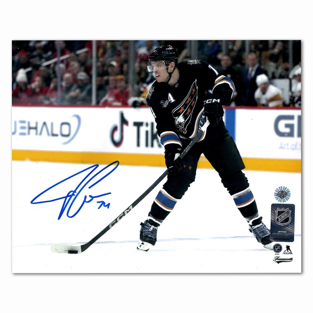 John Carlson Autographed Washington Capitals Reverse Retro 8x10 Photo
