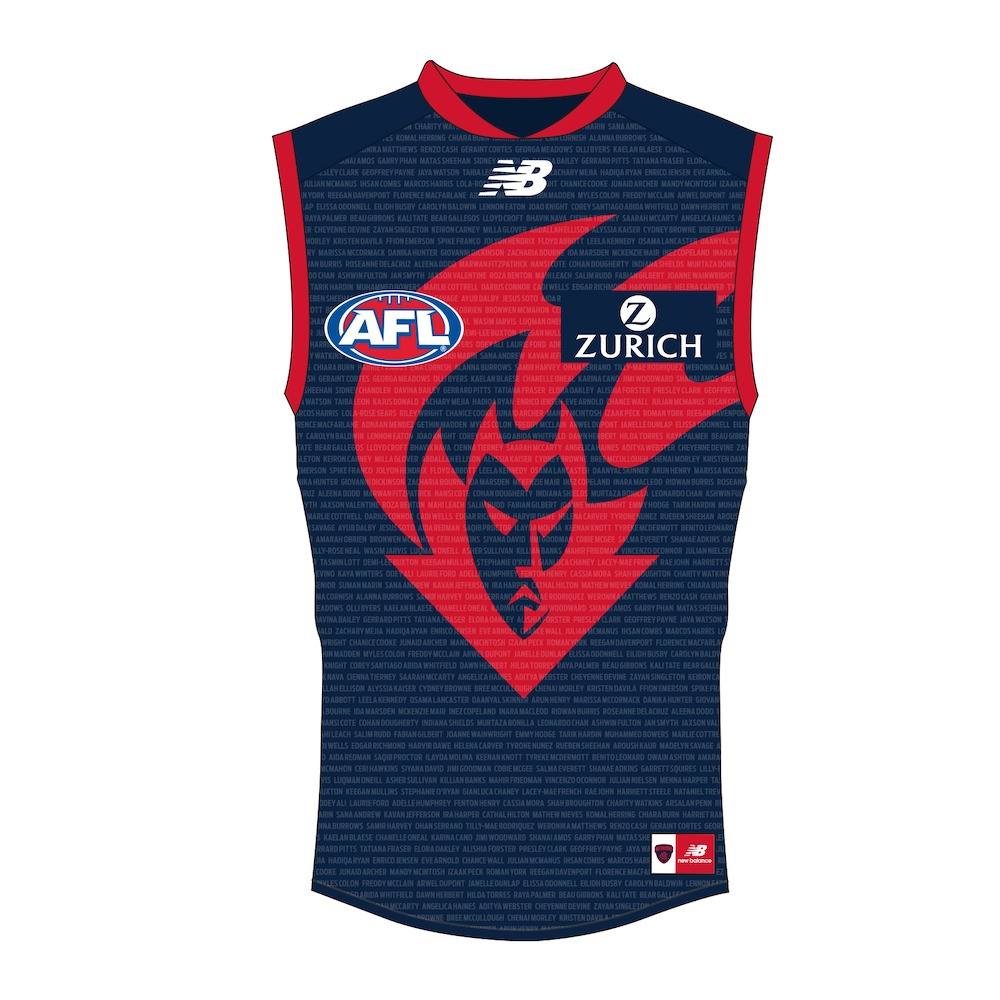 2020 Melbourne Proud To Belong Guernsey Aaron Nietschke 27 Demon 