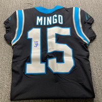 NFL - Panthers Jonathan Mingo Signed Authentic Jersey Size 38