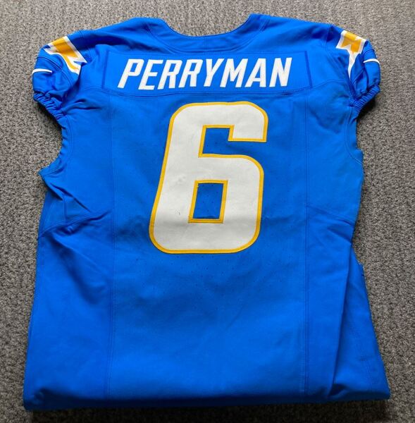 STS - Chargers Denzel Perryman Game Worn Jersey 11/09/2025 Size 42 With ...