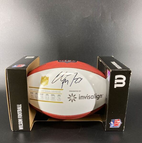 NFL - 49ers Christian McCaffrey Signed NFL Honors Football