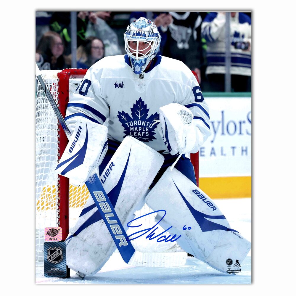 Joseph Woll Autographed Toronto Maple Leafs Away 8x10 Photo