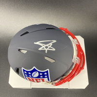 NFL - Titans Tyjae Spears signed shield mini helmet