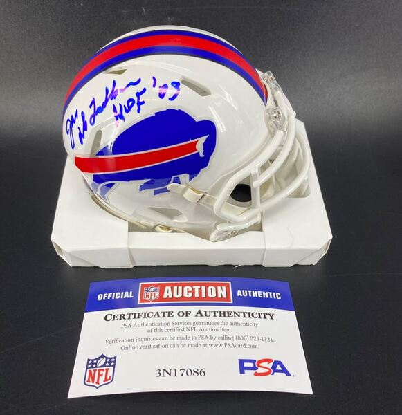 HOF - Bills Joe Delamielleure Signed Mini Helmet