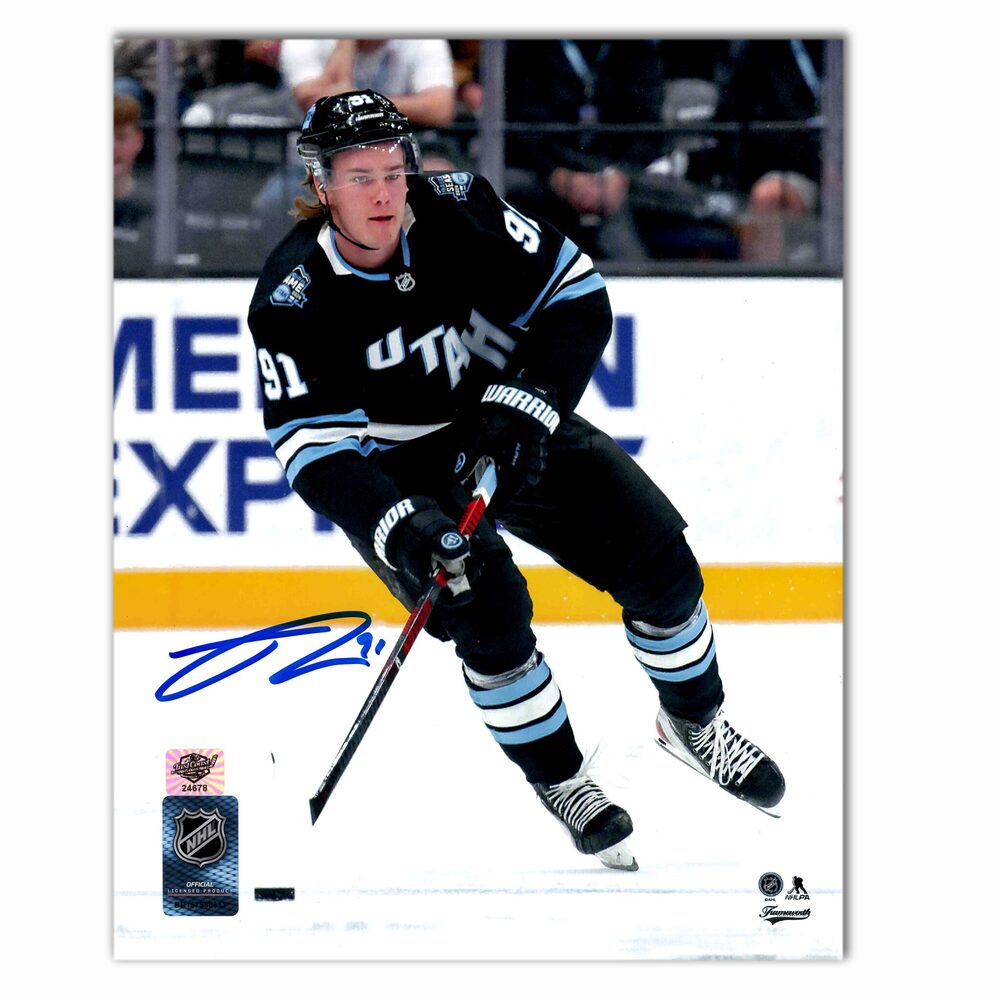 Josh Doan Autographed Utah Hockey Club Home 8x10 Photo