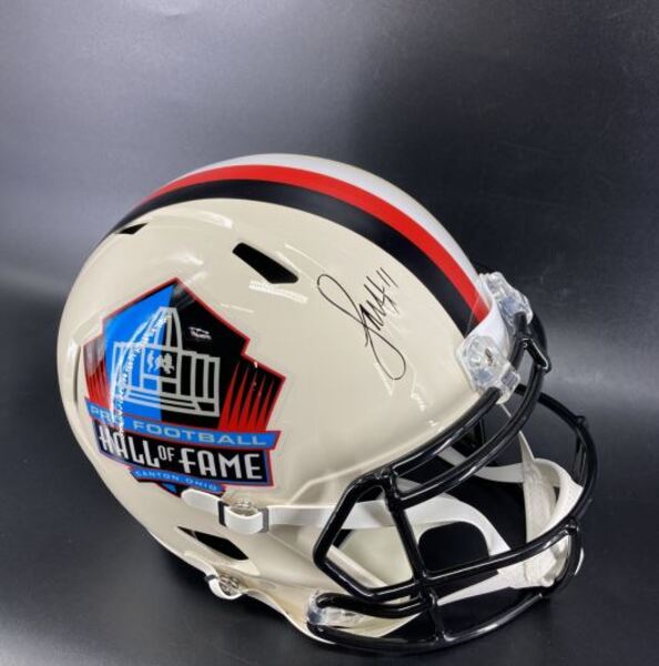 Legends - Cardinals Larry Fitzgerald  - Signed Retro HOF Helmet