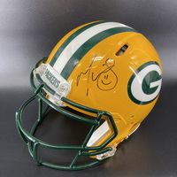Packers - Martellus Bennet Signed Authentic Speed Helmet