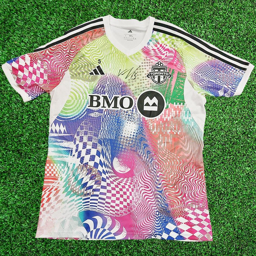 Signed Toronto FC 2025 Pride Themed Warmup Jerseys