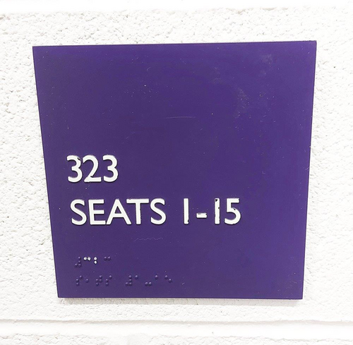Scotiabank Arena Seat Signage (Section 323)