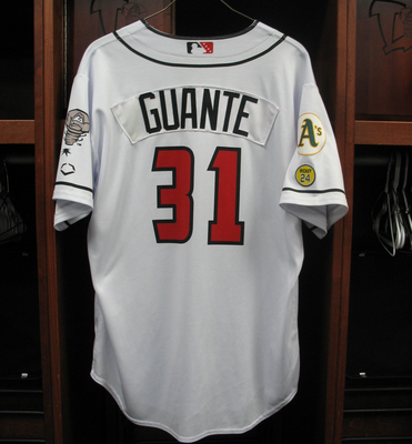 #31 Wander Guante / Gustavo Rodriguez Size XL Lansing Lugnuts - Home White Jersey