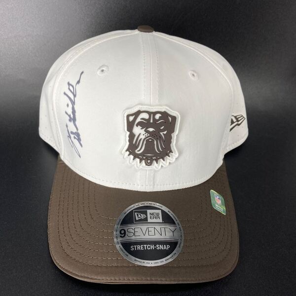 HOF - Browns Joe Delamielleure Signed Hat