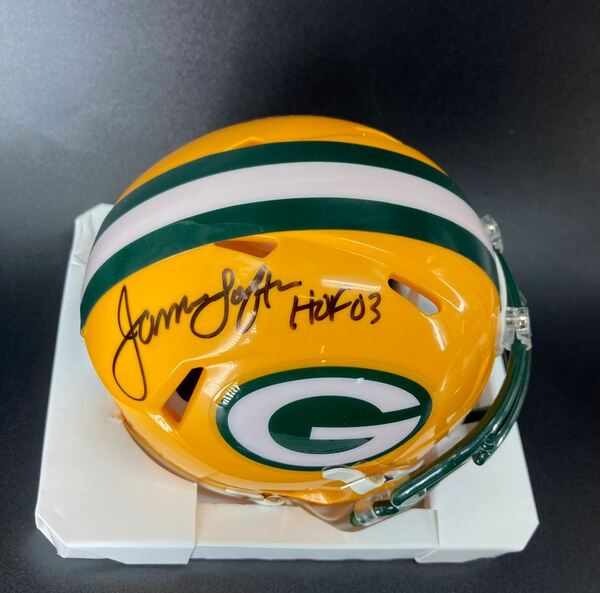 HOF - Packers James Lofton Signed Mini Helmet