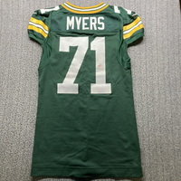 Sao Paulo Game - Packers Josh Myers Game Worn Jersey 9.6.24 Size 46 with...