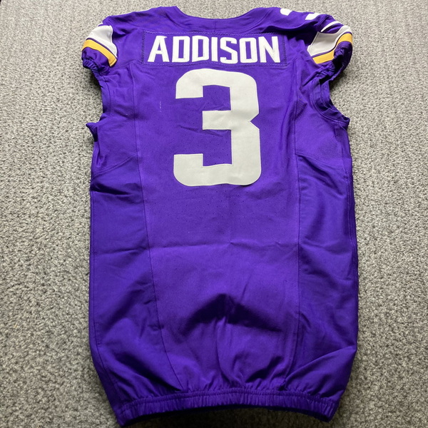 STS - Vikings Jordan Addison Game Worn Jersey 12/01/2024 Size 38