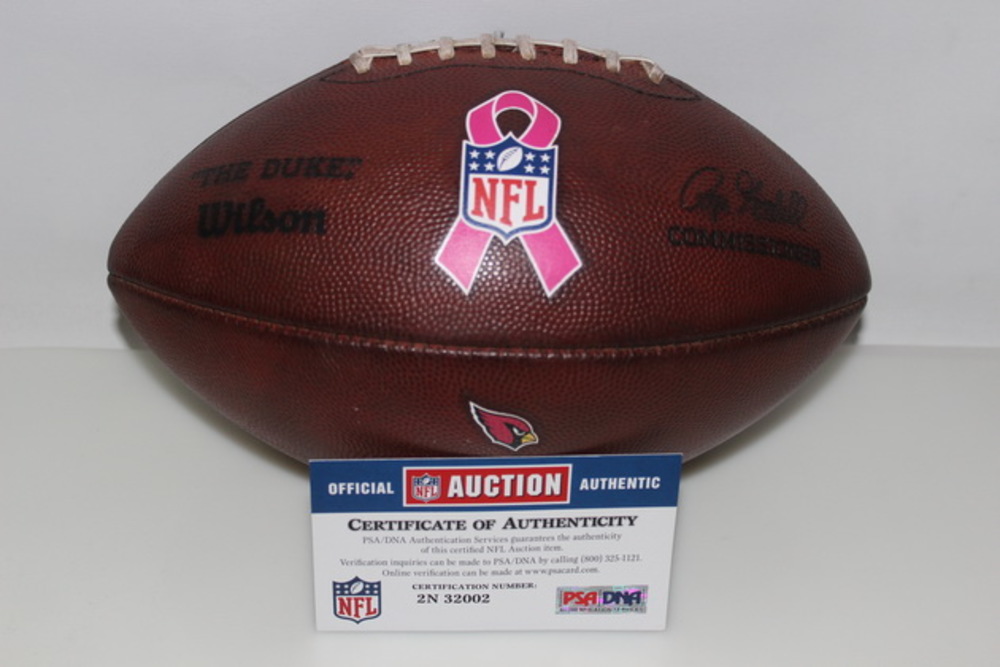 CARDINALS BCA GAME USED FOOTBALL (OCTOBER 17 2016) The official