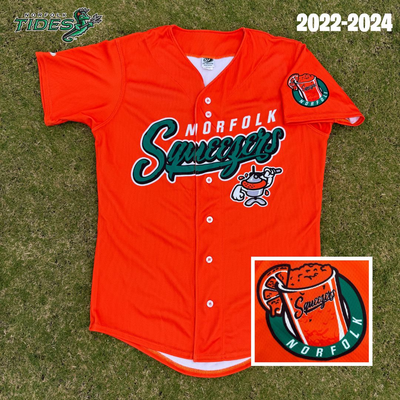 Norfolk Squeezers Jersey #6 Size 46 Cadyn Grenier (2022) & Billy Cook (2024)
