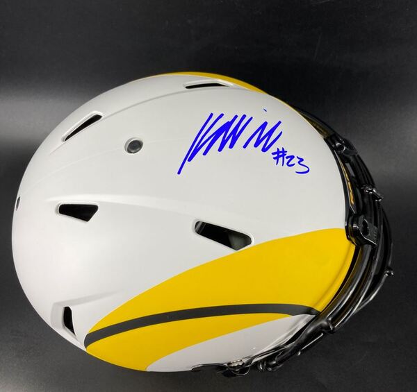 NFL - Rams Kyren Williams Signed Authentic Lunar Eclipse Speed Helmet