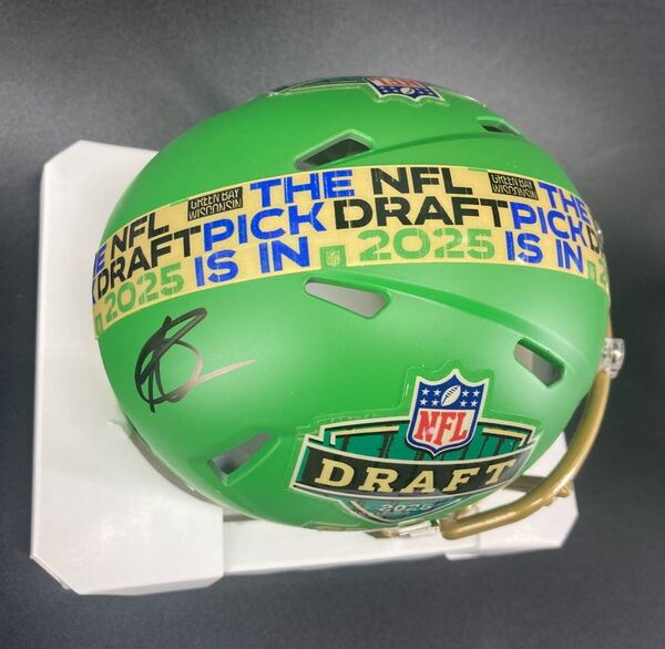 NFL - Giants Abdul Carter Signed NFL Draft Mini Helmet