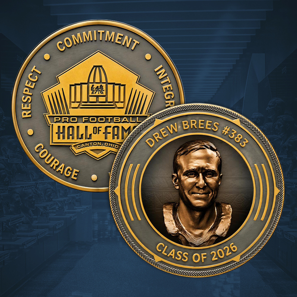Drew Brees Football's Greatest Coin