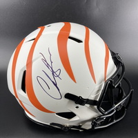 NFL - Bengals Chase Brown Signed Lunar Eclipse Authentic Speed Helmet