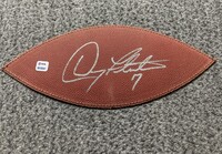 Red Cross - Chargers Doug Flutie Signed Authentic Panel