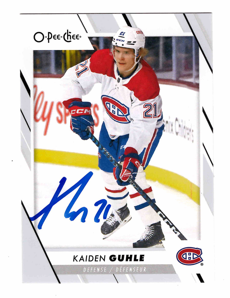Kaiden Guhle Autographed 2023-24 O-Pee-Chee Hockey  #68