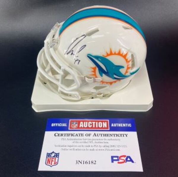 Dolphins - Kiko Alonso Signed Mini Helmet