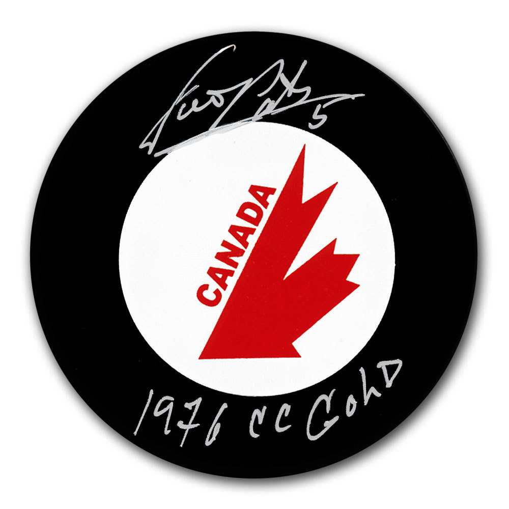 Denis Potvin Team Canada 1976 Canada Cup Autographed Puck