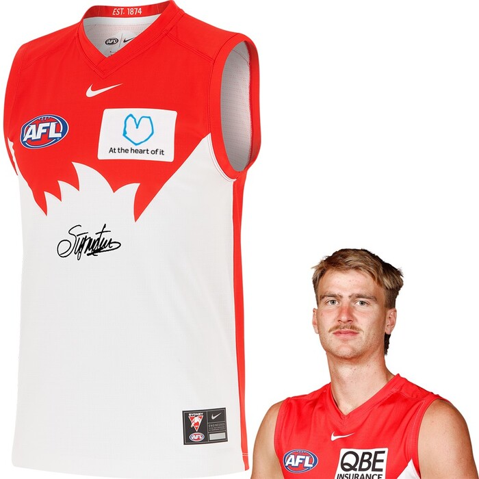 Photo of Jack Buller #39 Sydney Swans 2025 QBE Charity Guernsey
