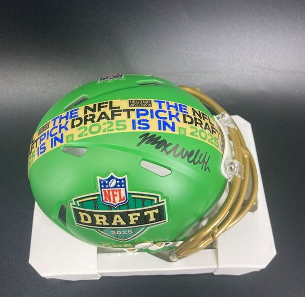 NFL - Bills Maxwell Hairston Signed NFL Draft Mini Helmet