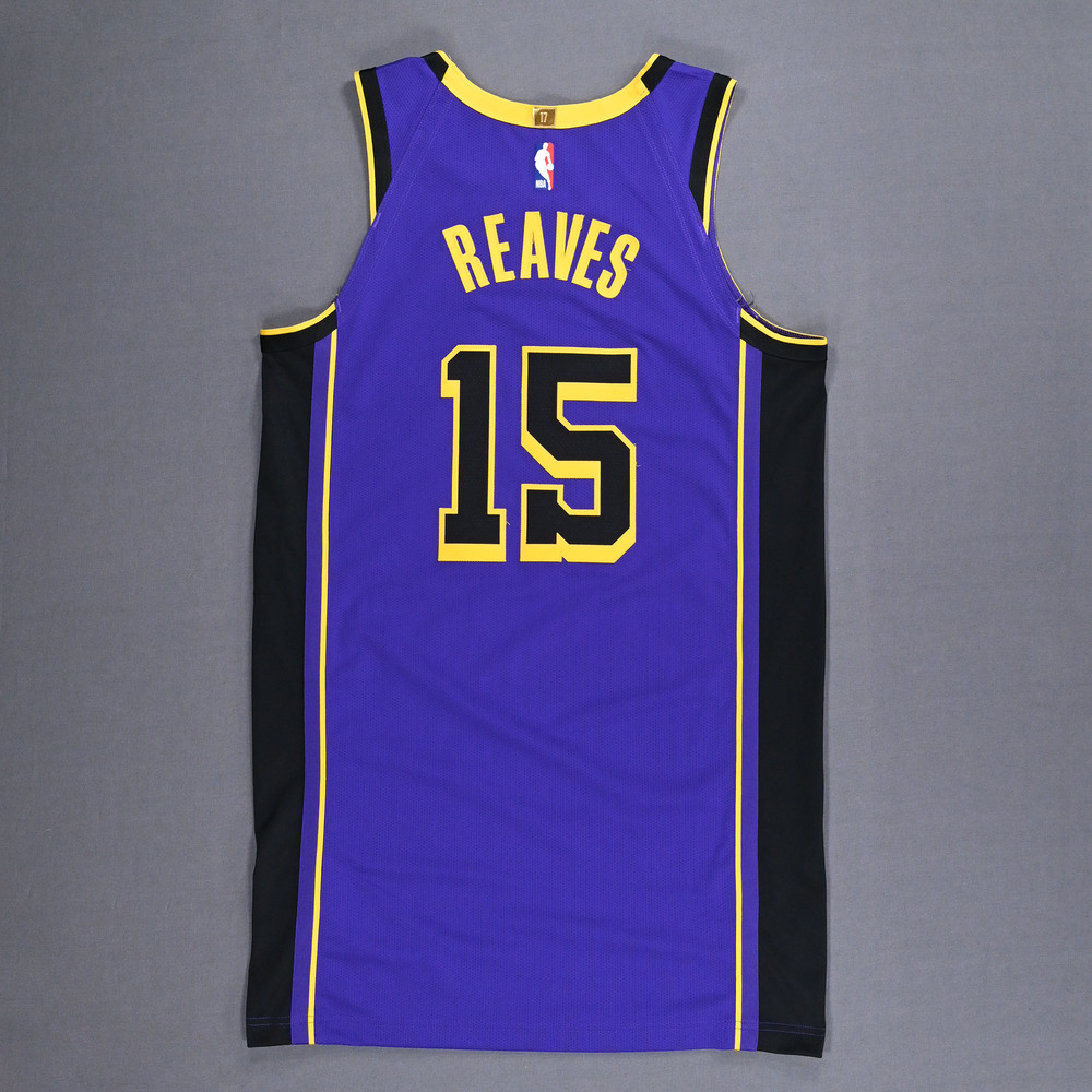 Austin Reaves Los Angeles Lakers GameWorn Statement Edition Jersey