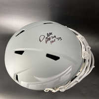HOF - Jets Darrelle Revis Signed Replica Slate Speed Helmet with HOF 23 ...