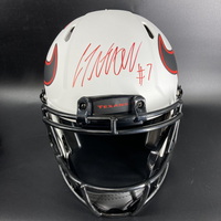 NFL - Texans CJ Stroud signed Texans Lunar Eclipse Helmet