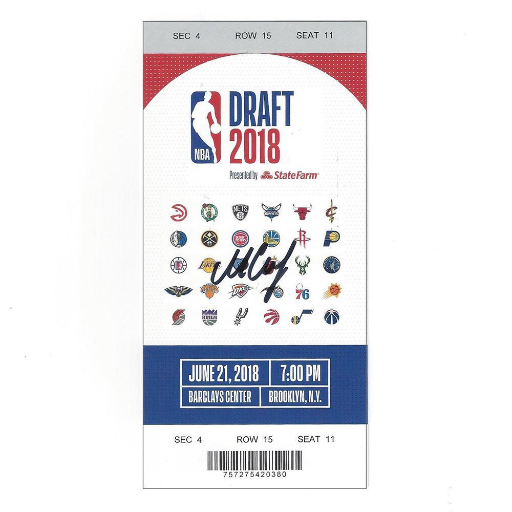 Sviatoslav Mykhailiuk Detroit Pistons 2018 NBA Draft Autographed