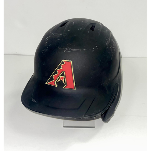 2021 Team Issued Black/Red Batting Helmet - Zac Gallen #23