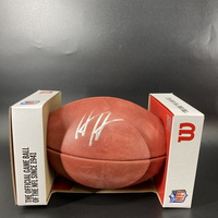 NFL - Lions Herndon Hooker Signed Authentic Football