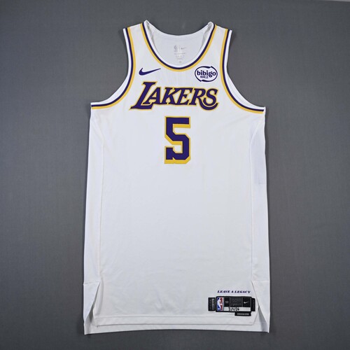 Image of Ayton, Deandre - Los Angeles Lakers - Association Edition Jersey - Worn 3/1/2026 - 2nd Half - 2025-26 NBA Season