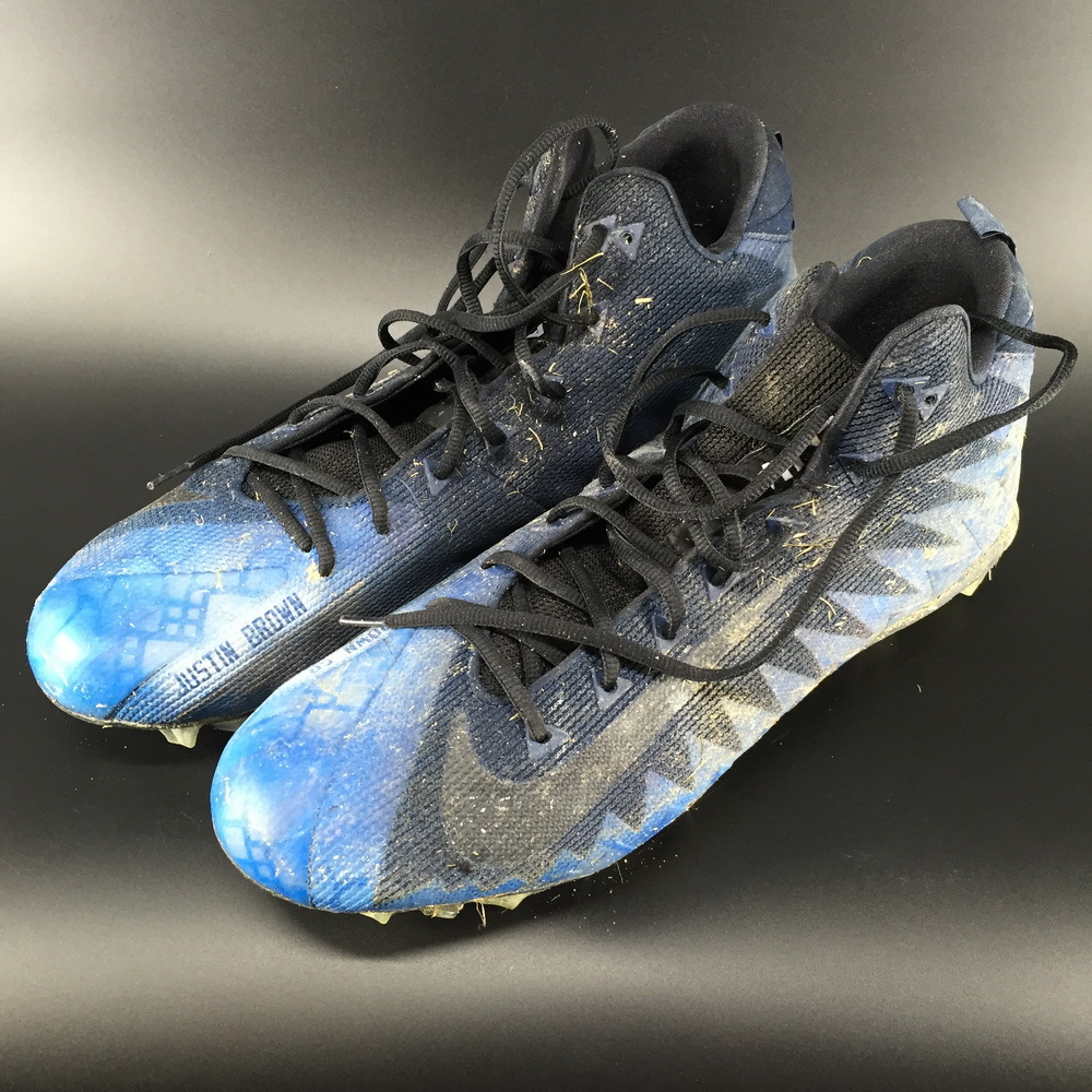 NFL Auction My Cause My Cleats Ravens Orlando Brown Game Used Cleats