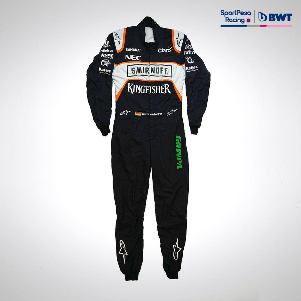 Nico Hulkenberg 2016 Race Worn Race Suit Sahara Force