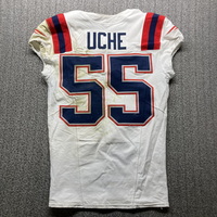 London Games - Patriots Josh Uche Game Worn Jersey (10/20/2024) With Lon...